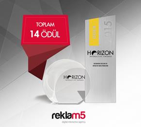 Reklam5 Horizon Interactive Awards’dan 11 Ödülle Döndü!