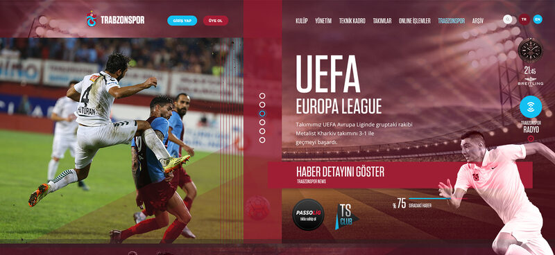 We redesigned Trabzonspor's website with a modern and user-friendly interface, utilizing the robust and flexible CIQRA CMS for content management.